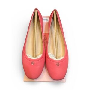 Kate‎ Spade New York Kora Pink leather ballet flats slip on shoes New Size 6.5
